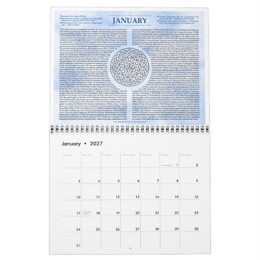 Das Rad des Mystikers des Jahres 2013 Kalender (Jan 2027)