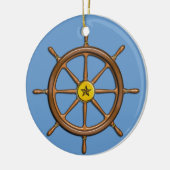 Das Rad des Seeschiffs Keramikornament (Links)