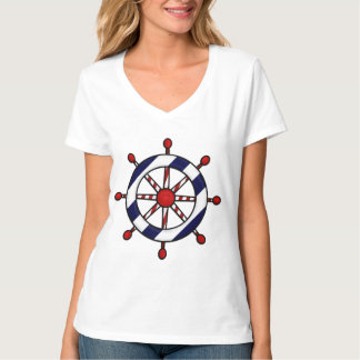 Das Rad-T - Shirt des Seeschiffs