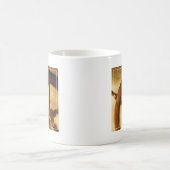 Das Rad und die Karte der Schiffe Kaffeetasse (Mittel)