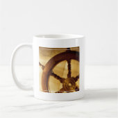 Das Rad und die Karte der Schiffe Kaffeetasse (Links)
