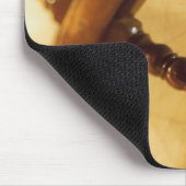 Das Rad und die Karte der Schiffe Mousepad (Ecke)