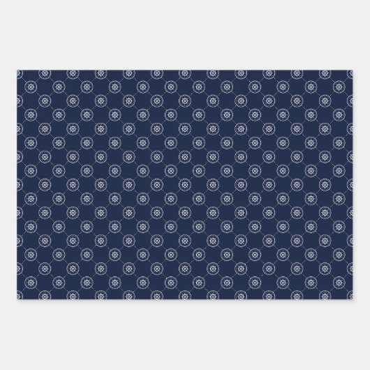 Das Radmuster des Kapitäns Geschenkpapier Set (Vorderseite 3)