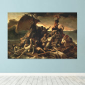 Das Raft der Medusa (J.L.T.GÉRICAULT) Leinwanddruck (Insitu (Holzboden))