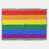 Das Rainbow-Pride-Flag Decke (Vorderseite)