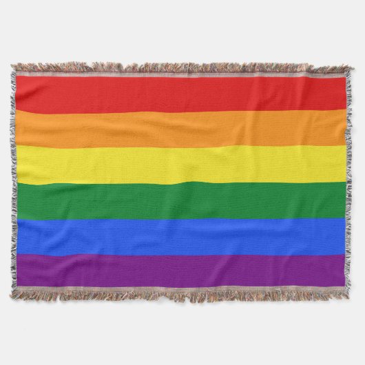 Das Rainbow-Pride-Flag Decke (Vorderseite)