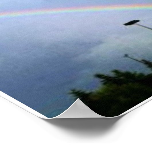 Das RAINBOW RAPTURE-Poster Poster (Ecke)