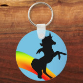 " Das Rainbow Unicorn " Schlüsselanhänger (Vorderseite)