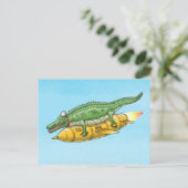 Das Raketenkreuz Postkarte (Stehend Vorderseite)