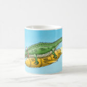 Das Raketenkrokodil Kaffeetasse (Mittel)