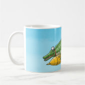 Das Raketenkrokodil Kaffeetasse (Links)