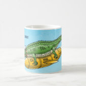 Das Raketenkrokodil Kaffeetasse (Mittel)