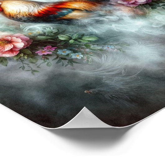 Das Raster in der Smokey Kranz Digital Poster (Ecke)