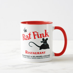 Das Rat Fink Restaurant, Rush Street, Chicago, IL Tasse