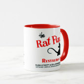 Das Rat Fink Restaurant, Rush Street, Chicago, IL Tasse (VorderseiteRechts)