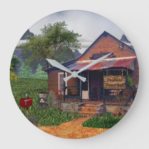 das Rathaus von Penfield Große Wanduhr