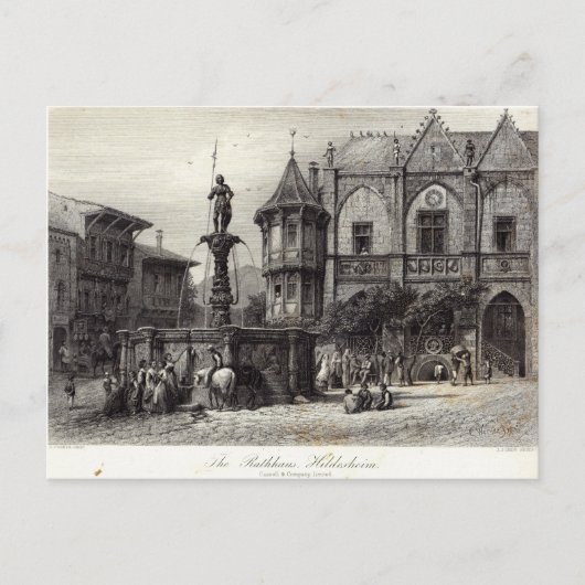 Das Rathhaus, Hildesheim Postkarte (Vorderseite)