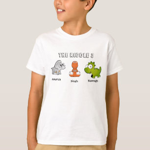 Das Rätsel 3 als Dinosaurier T-Shirt