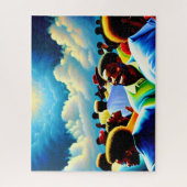 Das Rätsel der Ansammlung Christliche Kunst Puzzle (Vertikal)