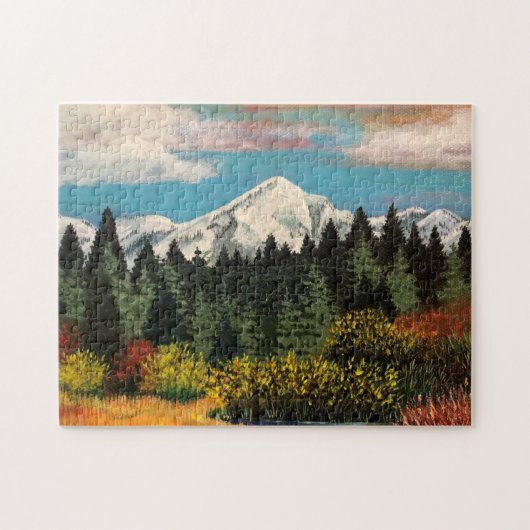 Das Rätsel der Berge Puzzle (Horizontal)