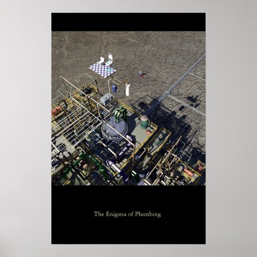 Das Rätsel des Klempnens Poster (Vorne)