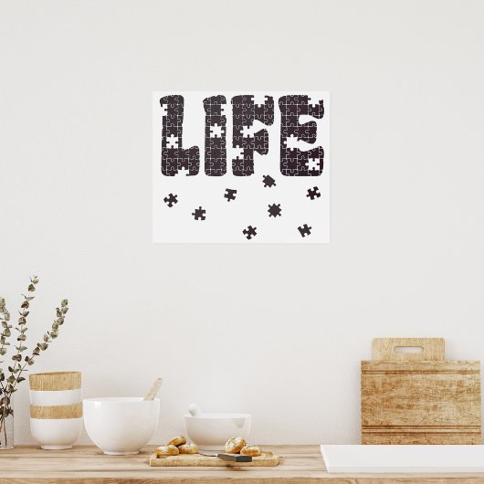 Das Rätsel des Lebens Poster (Küche)