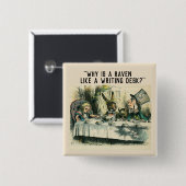 Das Rätsel des Mad Hatter Button (Vorne & Hinten)