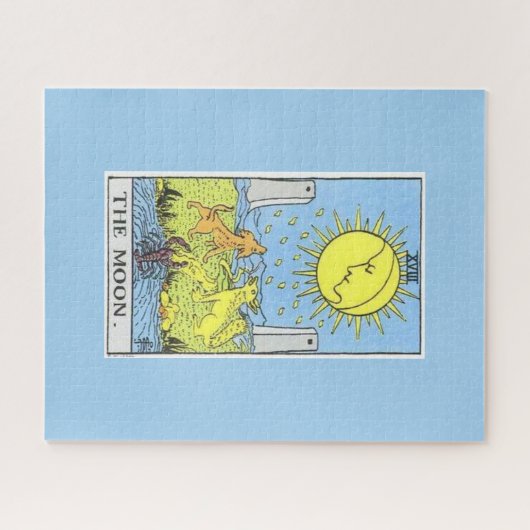 Das Rätsel um das Tarot des Mondes Puzzle (Horizontal)