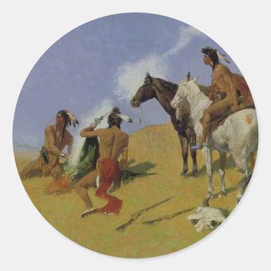 Das Rauchsignal Runder Aufkleber (Vorderseite)