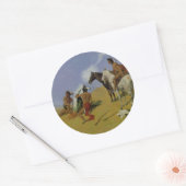 Das Rauchsignal Runder Aufkleber (Umschlag)