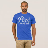 Das raue blaue T-Shirt des Pops (Vorne ganz)