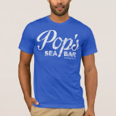 Das raue blaue T-Shirt des Pops (Vorderseite)