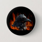 "Das Raven Fire"-Geschenke Button (Vorderseite)