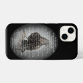 Das Raven Gedicht Edgar Allan Poe Author iPhone Hülle (Rückseite (Horizontal))