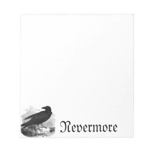Das Raven "Nevermore" Notepad Notizblock