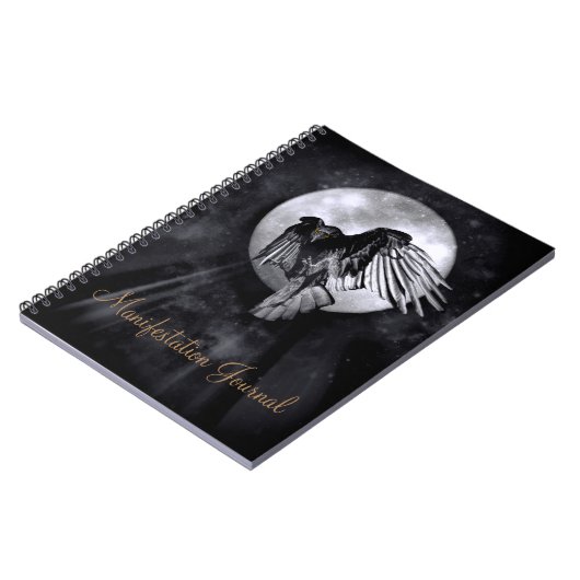 Das Raven- oder Crow-Manifestationsblatt Notizblock (Linke Seite)