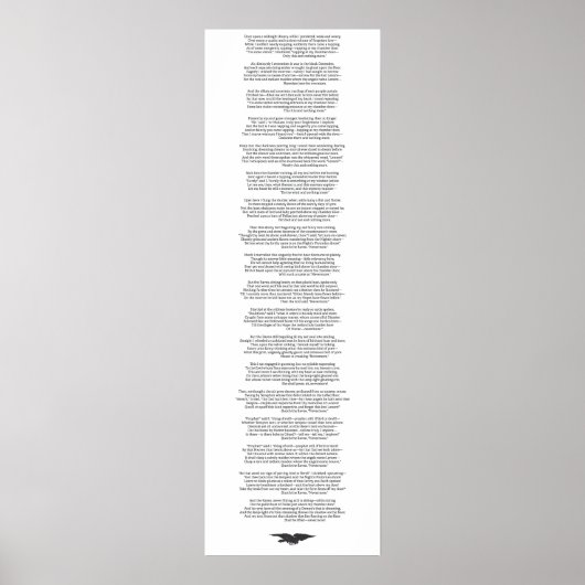 Das Raven Poster (Vorne)