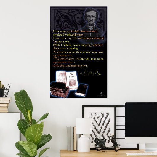 Das Raven Poster (Heimbüro)