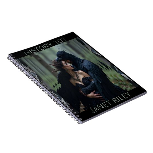 Das Raven und das Lady-Notebook Notizblock (Rechte Seite)