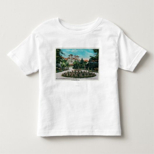Das Raymond-Hotel und das GroundsPasadena, CA Kleinkind T-shirt (Vorderseite)