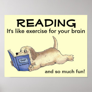 Das Reading Dog Poster