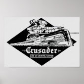 Das Reading Railroad Crusader Streamliner Poster (Vorne)