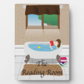 Das Reading Room Badezimmer Fotoplatte (Vorderseite)