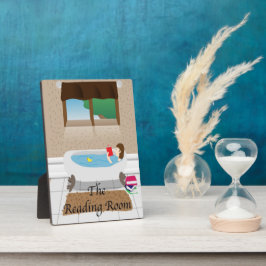 Das Reading Room Badezimmer Fotoplatte