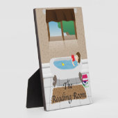 Das Reading Room Badezimmer Fotoplatte (Seite)