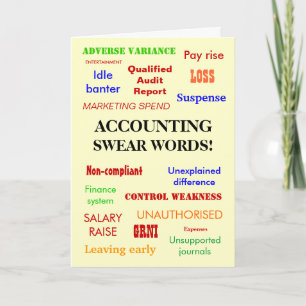 Das Rechnungswesen: Swear Words! Danke