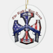 Das Recht, Arme zu tragen Keramik Ornament (Links)