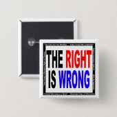 Das Recht ist falsch Button (Vorne & Hinten)