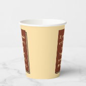 Das Recht ist kein Handout Pappbecher (Links)