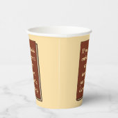 Das Recht ist kein Handout Pappbecher (Rechts)